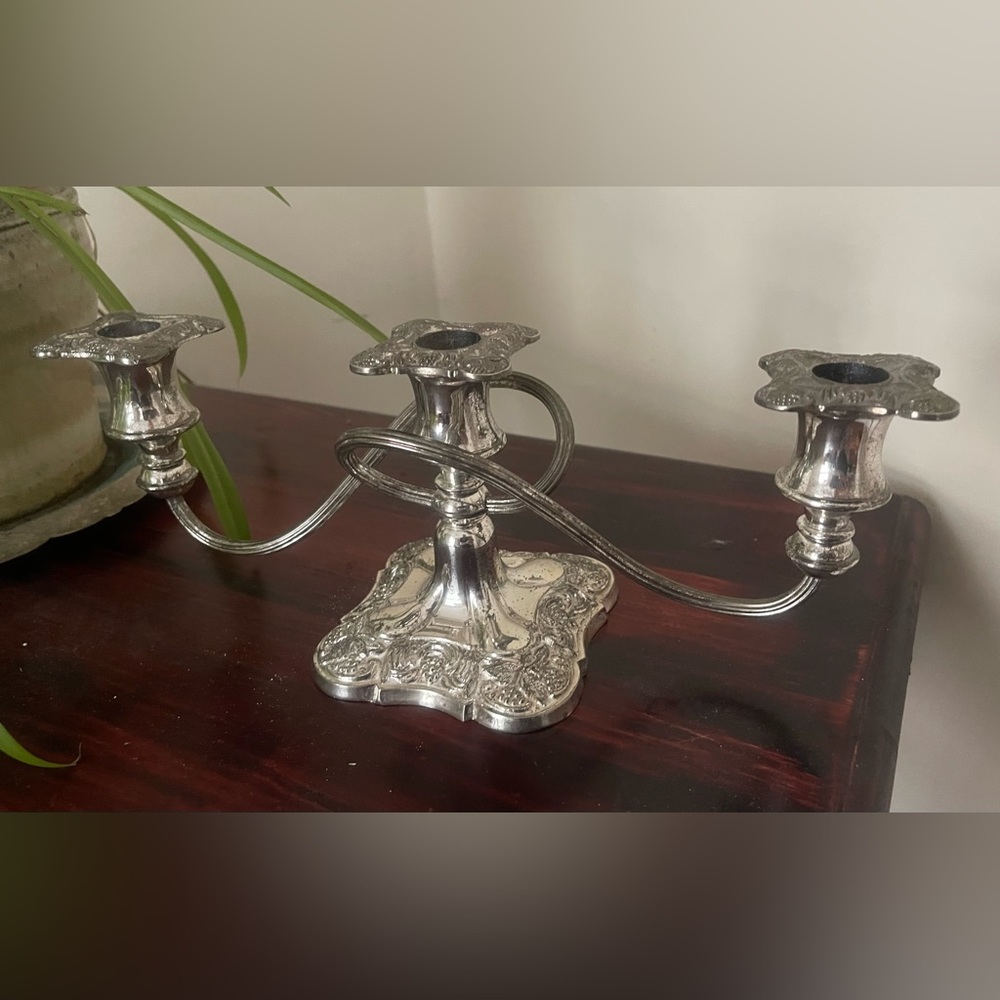 Made in England Silver Plated Candelabra